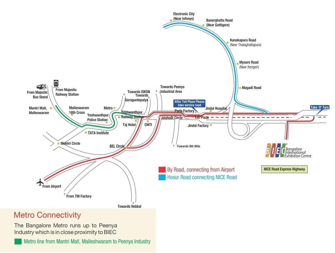 bản đồ của Delhi trung Tâm triển Lãm