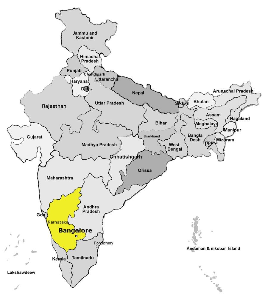 bản đồ của Delhi ấn độ
