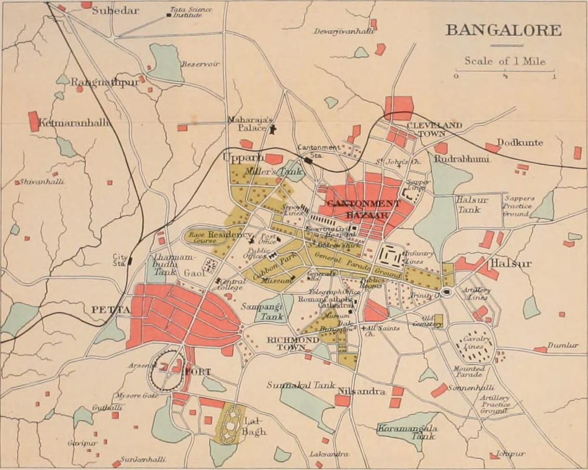 Delhi bản đồ cũ